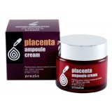 Крем для лица антивозрастной с фитоплацентой соевых бобов "Zenzia Placenta Ampoule Cream" 70мл.